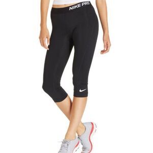 Nike Pro Black Capri Active Leggings Women's XS